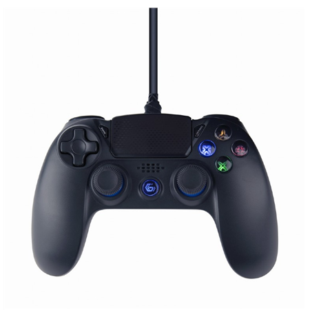 Gembird Wired Vibration Game Controller JPD-PS4U-01 Black