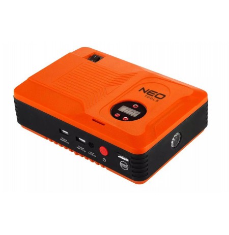 Neo Tools "Jumpstarter" starting device, 14Ah power bank, 3.5 bar compressor, flashlight