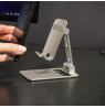 Tellur Phone Holder for desk Aluminium Silver