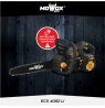 MoWox | Excel Series Hand Held Battery Chain Saw With Toolless Saw Chain Tension System | ECS 4062 Li | 62 V | Lithium-ion techn