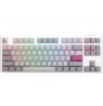 Ducky One 3 Mist Grey TKL Gaming Keyboard, RGB LED - MX-Ergo-Clear (US)