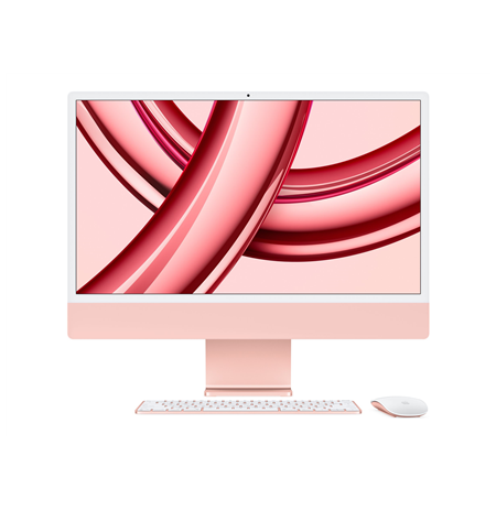 Apple iMac 24” 4.5K Retina, Apple  M3 8C CPU, 10C GPU/8GB/512GB SSD/Pink/SWE | Apple