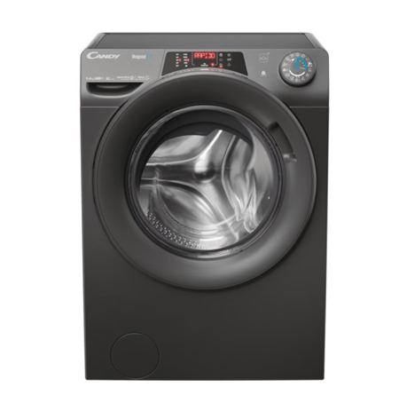 Candy | Washing Machine with Dryer | ROW 4966DWRR7-S | Energy efficiency class D | Front loading | Washing capacity 9 kg | 1400 