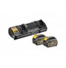 DeWALT DCB132T2-QW, Battery & charger set, Lithium-Ion (Li-Ion), 4 Ah, 18 V, DeWalt, Black, Yellow