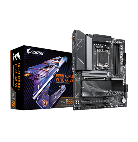Gigabyte B650 A ELITE AX V2 1.0 | Processor family AMD | Processor socket AM5 | DDR5 DIMM | Supported hard disk drive interfaces