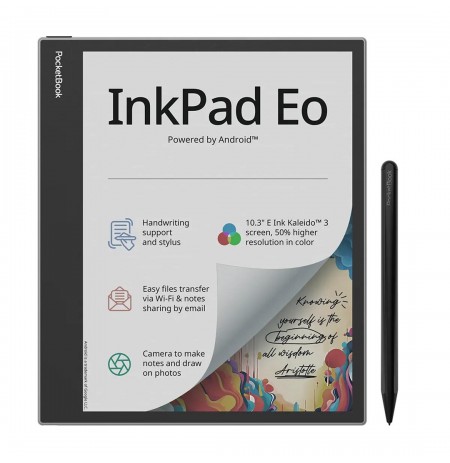 Ebook PocketBook InkPad Eo 10,3" E-Ink Kaleido 3 64GB WI-FI  Mist Gray