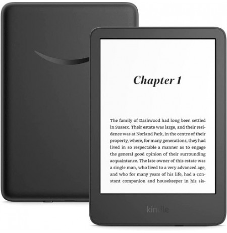 Amazon Kindle Elektroninė skaityklė 6'', 16GB, Wi-Fi, Bluetooth, 2022 release, Juoda