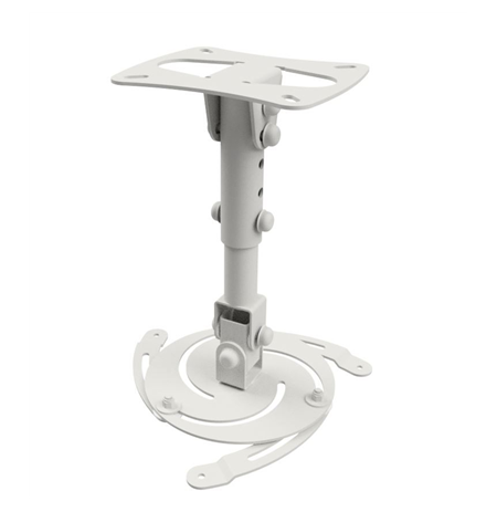 EDBAK | Projector Ceiling mount | PM3w-B | Height adjustment | Maximum weight (capacity) 15 kg | White