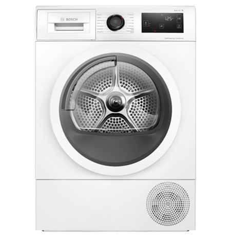 Bosch Dryer Machine with Heat Pump | WTU876IHSN | Energy efficiency class A++ | Front loading | 9 kg | LED | Depth 61.3 cm | Whi