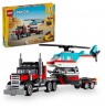 LEGO CREATOR 3 IN 1 31146 FLATBED TRUCK WITH HELICOPTER