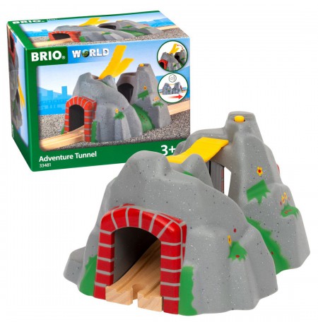 BRIO 33481 Tunnel with bridge and p4 sounds