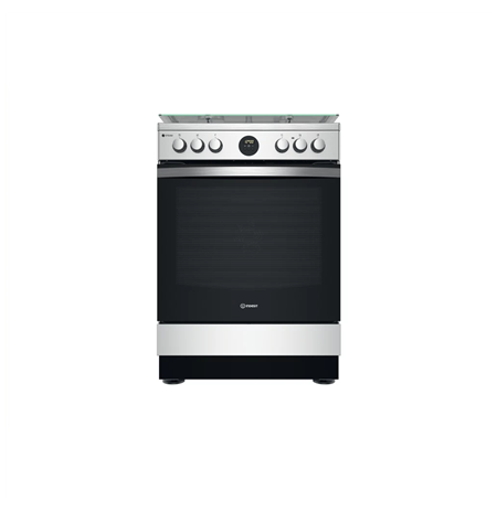 INDESIT Cooker | IS67G8CHX/E/1 | Hob type Gas | Oven type Electric | Stainless steel | Width 60 cm | Depth 60 cm | 73 L