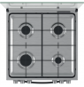 INDESIT Cooker | IS67G8CHX/E/1 | Hob type Gas | Oven type Electric | Stainless steel | Width 60 cm | Depth 60 cm | 73 L