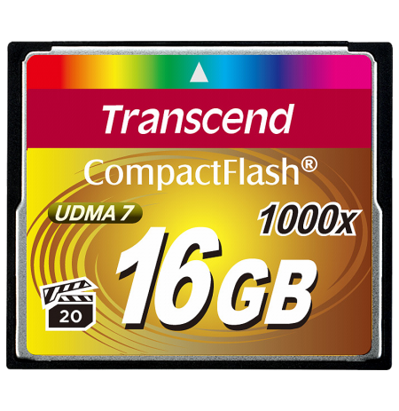 Transcend Compact Flash 16GB 1000x