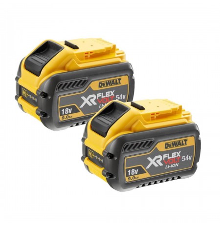 VACCUMULATOR.FLEXVOLT 18/54V 9.0/3.0AH DCB547 DEWALT 2PCS