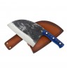 Kitchen knife Serb Samura Mad Bull 18 cm, blue