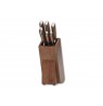 Set of 6 Boker Forge Wood 2.0 kitchen knives