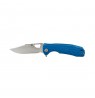 Honey Badger Clippoint Small Blue Knife HB4078