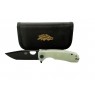 Honey Badger Tanto Medium Black DLC Jade Knife