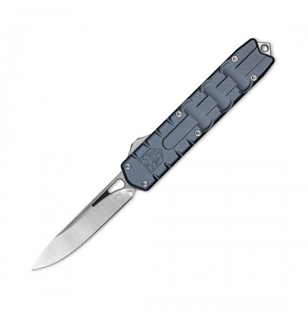 CobraTec Grey Enforcer Medium M390 Drop Knife