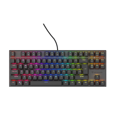 THOR 303 | Mechanical Gaming Keyboard | Wired | US | Black | USB Type-A | Outemu Peach Silent