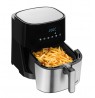 Concept FR5000 fryer Single 5 L 1700 W Hot air fryer Black, Satin steel