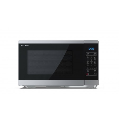 Sharp YC-MG252AE-S microwave Countertop Grill microwave 25 L 900 W Black, Silver