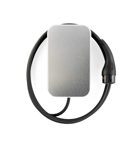 EV Charger | V22TBAGP | 22 kW | 4G, Wi-Fi (IEEE 802.11 b/g/n), Ethernet 10/100 | 6.5 m | Brushed Aluminium