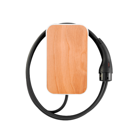 EV Charger | V22TWGGPL | 22 kW | 4G, Wi-Fi (IEEE 802.11 b/g/n), Ethernet 10/100 | 6.5 m | Wood Grain Light