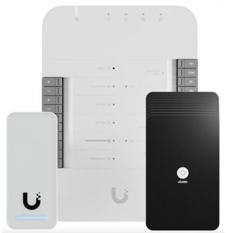 Ubiquiti UA-G2-SK | UniFi Access Starter Kit | G2 Access Reader + Hub + Cards (10 pieces)