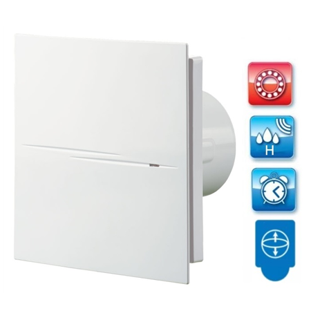 VENTS Silent bathroom fan, 100TH humidity sensor | Vents