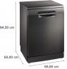 Bosch Series 4 SMS4EKC06E freestanding dishwasher Black E