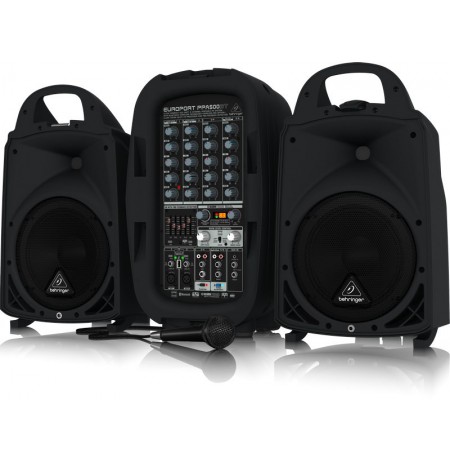 Behringer PPA500BT Public Address (PA) system Freestanding Public Address (PA) system 500 W Black