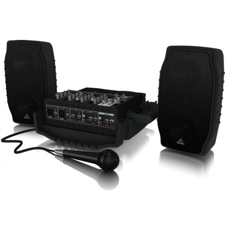 Behringer PPA200 Public Address (PA) system Freestanding Public Address (PA) system 200 W Black