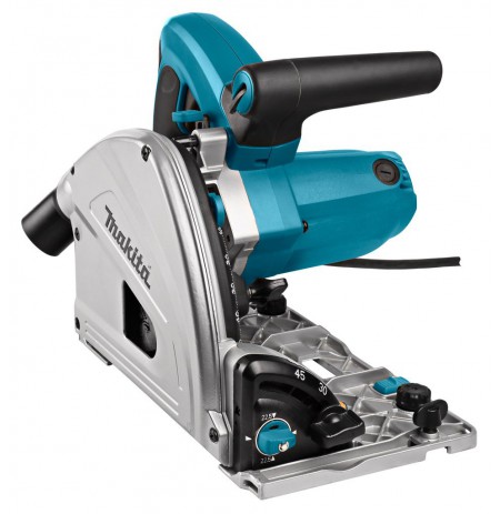 Makita SP6000J portable circular saw 16.5 cm Black, Blue 5800 RPM 1300 W