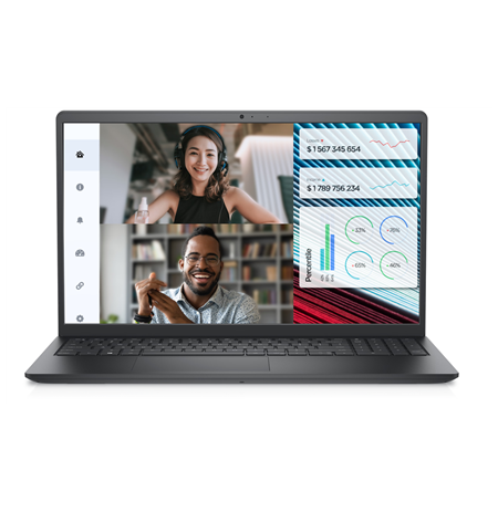 Dell | Vostro 3520 | Black | 15.6 " | WVA | FHD | 1920 x 1080 pixels | Anti-glare | Intel Core i3 | i3-1215U | 8 GB | DDR4 | SSD