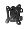 Maclean MC-415 TV Monitor Wall Mount 13"-32" 30kg Tilt Rotate max. VESA 100x100 30kg Black Slim Universal Powder Coated