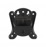 Maclean MC-415 TV Monitor Wall Mount 13"-32" 30kg Tilt Rotate max. VESA 100x100 30kg Black Slim Universal Powder Coated