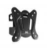 Maclean MC-415 TV Monitor Wall Mount 13"-32" 30kg Tilt Rotate max. VESA 100x100 30kg Black Slim Universal Powder Coated