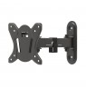 Maclean MC-416 TV Monitor Wall Mount 13"-32" 30kg Tilt Rotate max. VESA 100x100 Black Powder Coating LED OLED LCD Universal