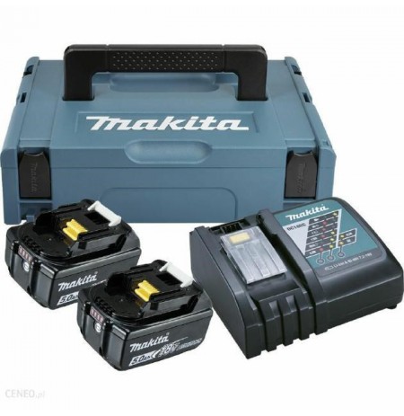 MAKITA POWER SUPPLY KIT 18V (BL1850Bx2+DC18RC) MAKPAC