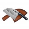 Kitchen knife Serb Samura Mad Bull 18 cm, black