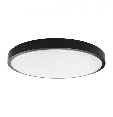 Plafond V-TAC 30W LED Round IP44 Motion Sensor Microwave 42cm Black VT-8630S-B-RD 4000K 3000lm