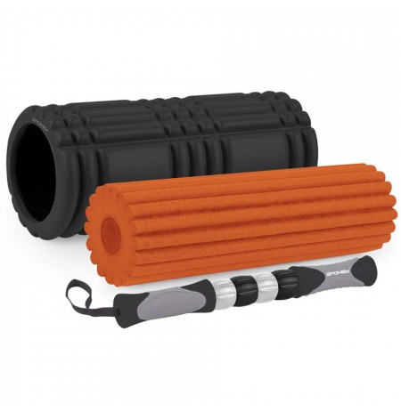 Spokey Mixroll roller 3in1 orange-black 928939