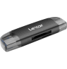 Lexar Cardreader Dual Slot USB-A/C (LRW310X) Supports microSD and SD cards (USB 3.1)