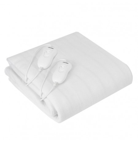 Mesko MS 7420 electric blanket Electric bed warmer 2x 60 W White, Polyester