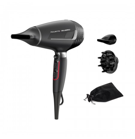 Rowenta K/Pro Stylist CV888L hair dryer 2200 W Black, Chrome