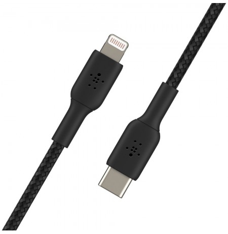 Belkin CAA004BT1MBK lightning cable 1 m Black