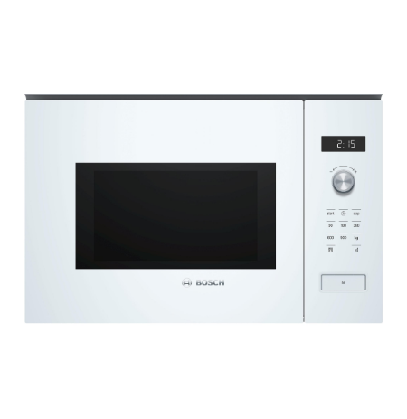 Bosch Microwave Oven | BFL554MW0 Series 6 | Built-in | 25 L | 900 W | White