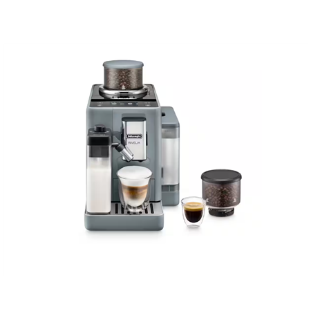 Delonghi Coffee Maker | EXAM440.55.G Rivelia | Pump pressure 19 bar | Built-in milk frother | Automatic | 1450 W | Pebble Grey